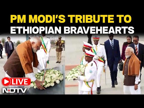 PM Modi Latest News LIVE | PM Modi In Ethiopia | PM Modi's Tribute To Ethiopian Bravehearts LIVE