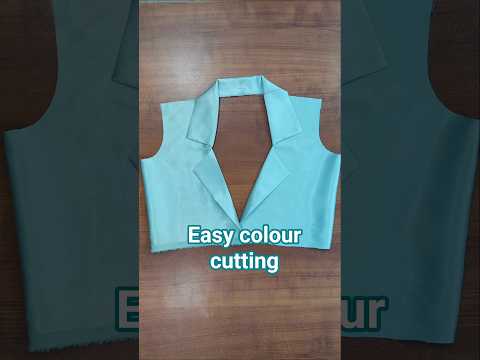 Easy coat collar cutting✂️सिंपल तरीके से कोट कॉलर कैसे बनाएं|#coatcollar #collarcutting #shirtcollar