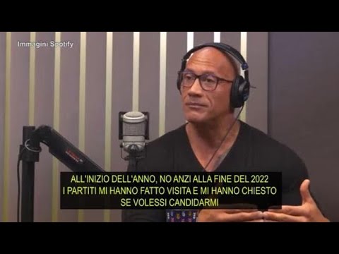 Dwayne Johnson: «Io candidato alla Casa Bianca? Sono commosso e onorato, ma non è mai stato un...