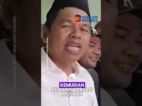 Musibah longsor Di Pesantren Megamendung:dan kang dedi berkunjung #kangdedymulyadi #kdm #videoshort