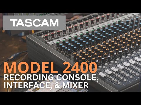 Model 2400   24-Track Analog Recording Console, Live Mixer, and Audio Interface