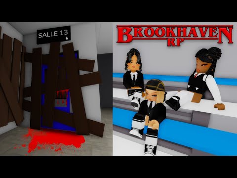 N'ENTRE PAS DANS LA SALLE 13 DE L'ÉCOLE SUR BROOKHAVEN 🏡 RP ! Roblox horror movie