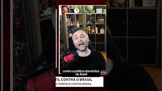 Tarifaço de Trump contra o Brasil uma retaliação política e econômica sem precedentes #shorts