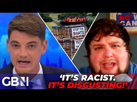 'IT'S RACIST!' - bitter row BREAKS OUT over migrant bonfire effigy in Northern Ireland
