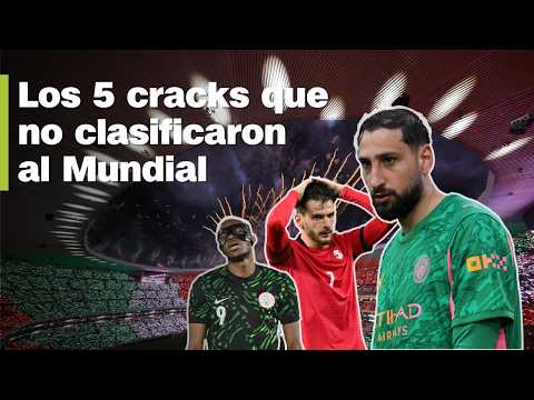 ¿Cuáles son los cracks que no estarán en el Mundial 2026 porque no lograron clasificar?