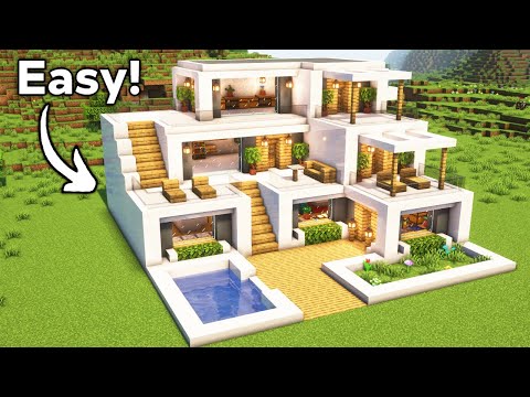 Minecraft: Ultimate Modern House Tutorial🏠