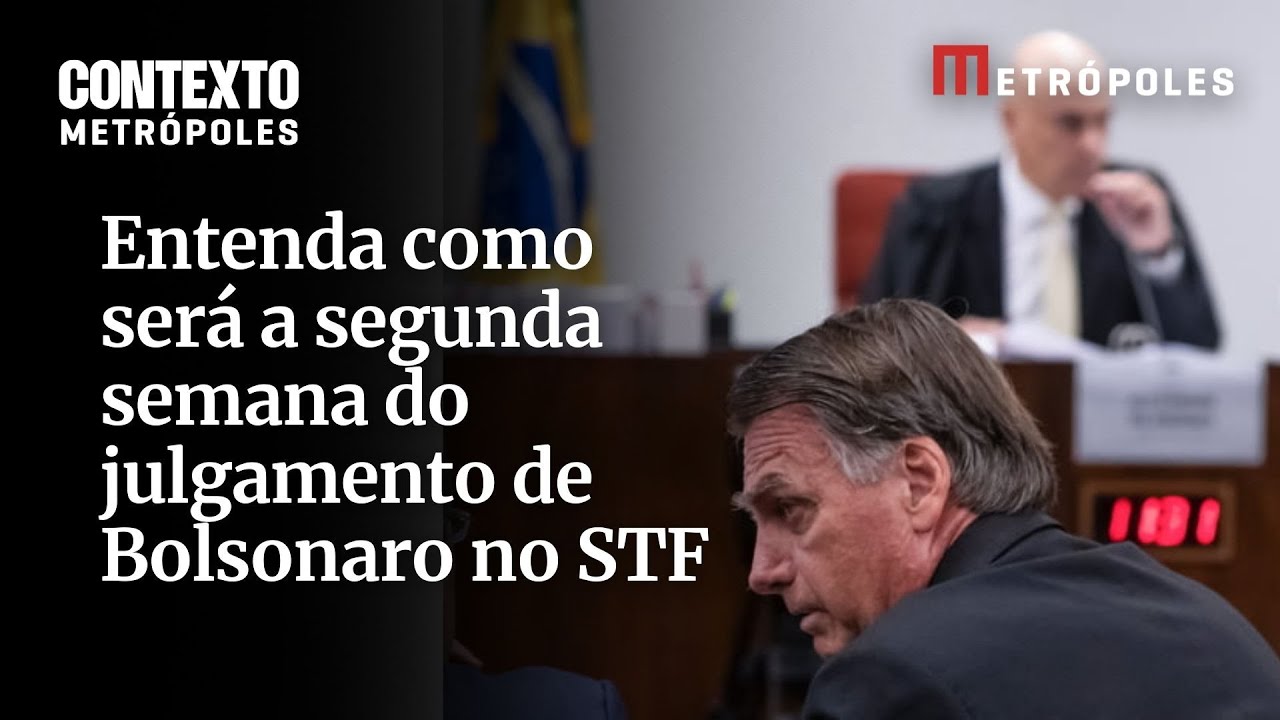 Entenda como será a segunda semana do julgamento de Bolsonaro no STF