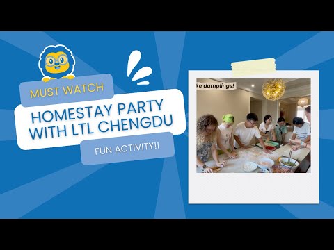 Homestay Party in Chengdu 🇨🇳 // LTL Language School Experience