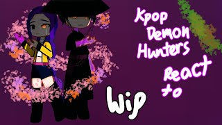 Kpop demon hunters react to Rumi and Jinu [2x speed]