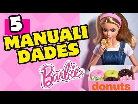 5 IDEAS MANUALIDADES para Barbie Ropa, muebles y mas en 30 minutos ✂️ RECICLANDO