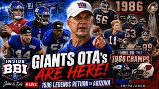 NY Giants OTA’s Are HERE! What We Learned + 1986 Team Honor Date Announced