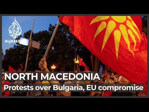 YouTube video thumbnail: Concessions to Bulgaria Prompts Violence in North Macedonia