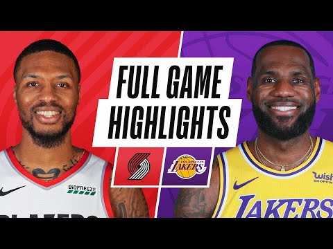 TRAIL BLAZERS at LAKERS | FULL GAME HIGHLIGHTS | February 26, 2021