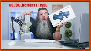 Godox LiteMons LA150D LED Video Light Review Unboxing
