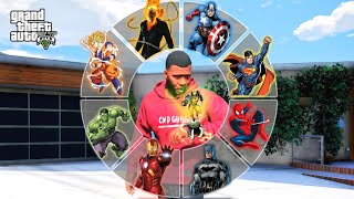 Franklin Playing As Every Superhero Using His Magical Watch In Gta 5!
