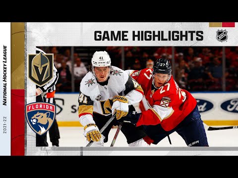 Golden Knights @ Panthers 1/27/22 | NHL Highlights