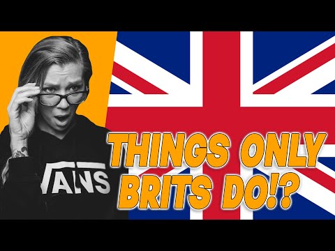 THINGS ONLY BRITS DO?! | AMERICAN REACTS | AMANDA RAE