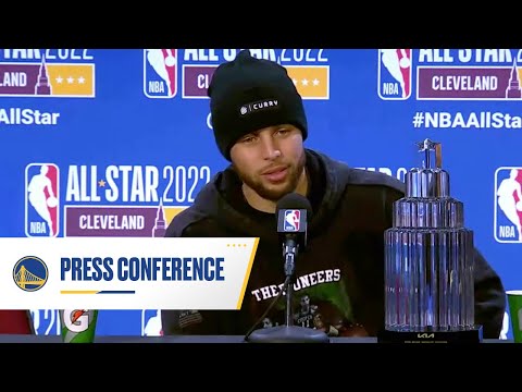 Stephen Curry Talks Winning All-Star Game MVP, NBA 75 Ceremony | Feb. 20, 2022 video clip
