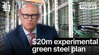 YouTube video thumbnail: $20m Plan for Experimental Green Steel at Glenbrook