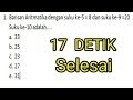 Kuis Barisan dan Deret