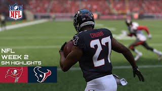 Tampa Bay Buccaneers vs Houston Texans NFL Week 2 Simulation (Madden 26 Rosters)