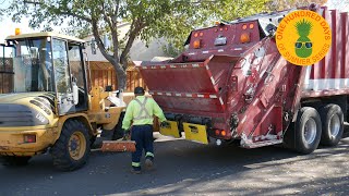 Tracy Delta Disposal Service | Mack MRU Leach 2Rll Garbage Truck