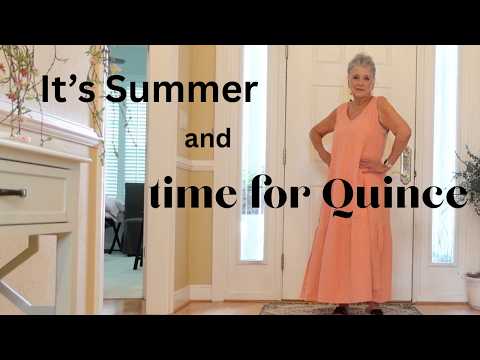 What I'm Wearing This Summer - Quince for the Mature Woman 👗