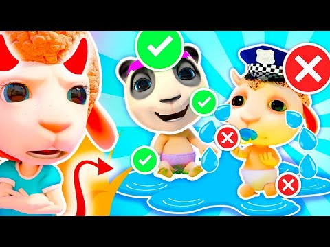 Funny Little Babies Songs | Funny Animation for Children | Dolly and Friends 3D | Nursery Rhymes