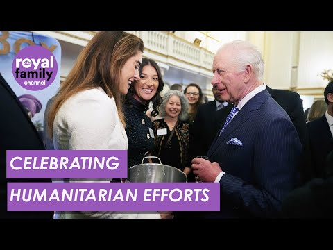 Jolly King Charles Mingles With 'Exceptional Individuals' at Humanitarian Reception