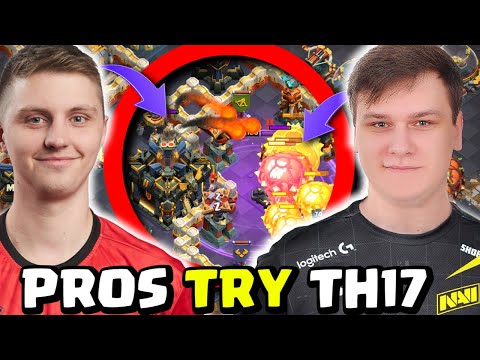 NAVI & TRIBE Members TEAM UP For 1st PRO TH17 War (Clash of Clans)