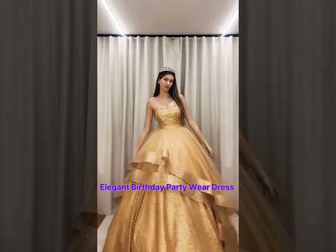 Elegant Birthday Party Wear Dress for Girls | Latest 2025 Fashion Trends 👗✨#dress #trending