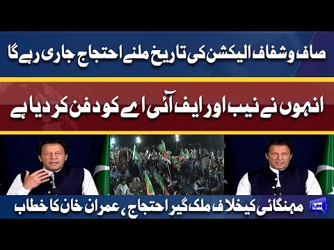 Countrywide Protest Against Inflation | Imran Khan Fiery Speech