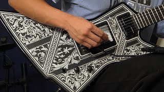Jin with his new Schecter E-1 FR Przym Palladium