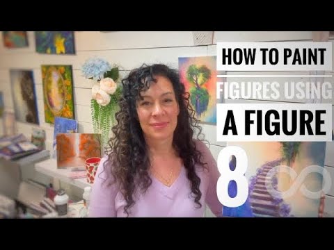 Use The Figure 8 ♾️ Method For Painting Figures!  Acrylic