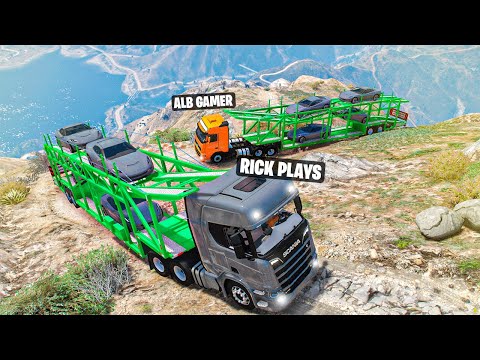 DESAFIEI MEU AMIGO A SUBIR A MAIOR MONTANHA DE CAMINHÃO no GTA 5!!