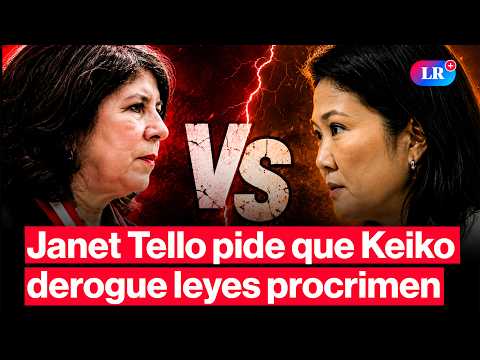 Janet Tello, presidenta del PJ, solicita que virtual presidenta DEROGUE LEYES PROCRIMEN | #tlr