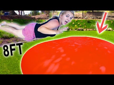 Try NOT To POP A Giant 8ft WATER BALLOON! // SoCassie