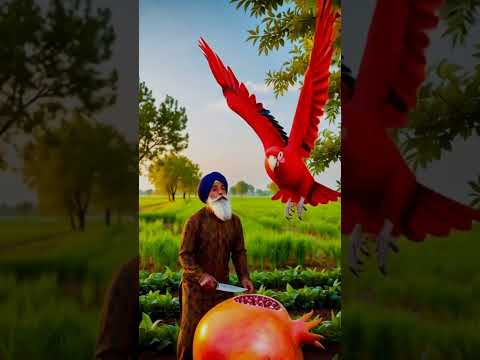 "जादुई अनार की दुनिया 🍷 | The Magical Pomegranate World | Short Fantasy Story"#shorts