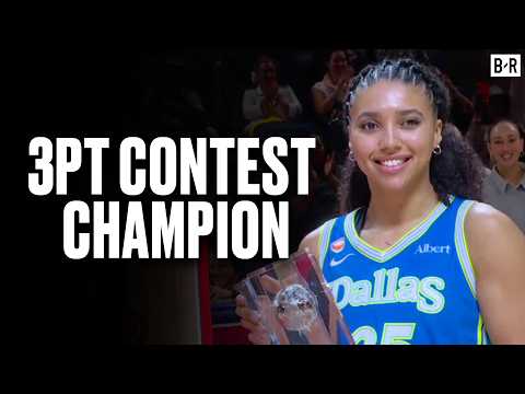 Azzi Fudd Wins WNBA 3-Point Contest 🔥 30 PTS in Final Round