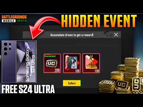 😍SECRET EVENT !! GET FREE UC & S24 ULTRA IN BGMI  | A11 RP1 TO 100 REWARDS | KUMARI GAMER