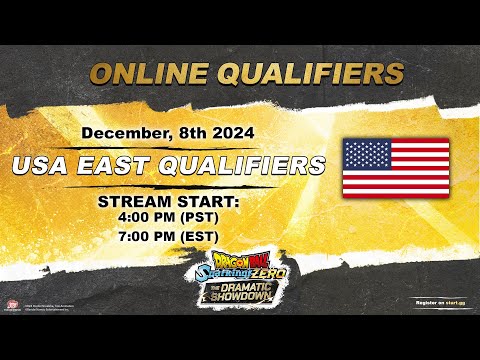 DRAGON BALL: Sparking! ZERO - THE DRAMATIC SHOWDOWN - US EAST ONLINE QUALIFIERS