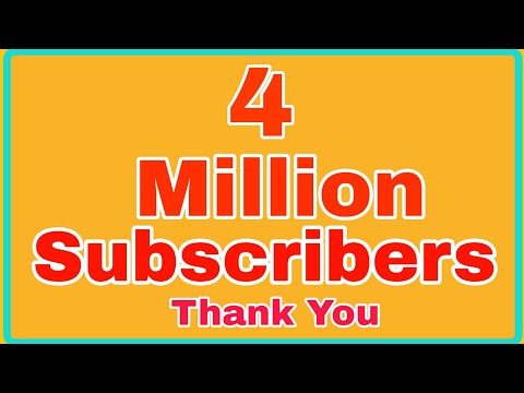 4 MILLION SUBSCRIBERS (Family) Thank you dear friends 💖🎉🎉💖