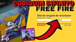 vazou!! NOVOS CODIGUIN INFINITOS dados Pela GARENA FREE FIRE 😵 resgate rapido é gratis!