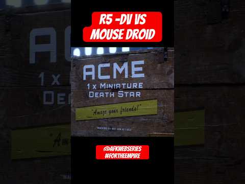 R5-DV vs Mouse Droid #fortheempire #mousedroid #unreal #funny #roadrunner