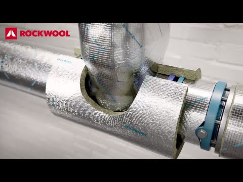 ROCKWOOL Teclit System til kondensisolering af kolde rør ned til minus 16°C