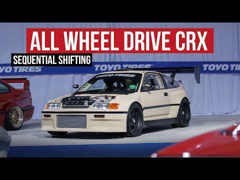 Honda CR CRX Time Attack Build: J32 Engine, All-Wheel Drive, and Custom Body Kit