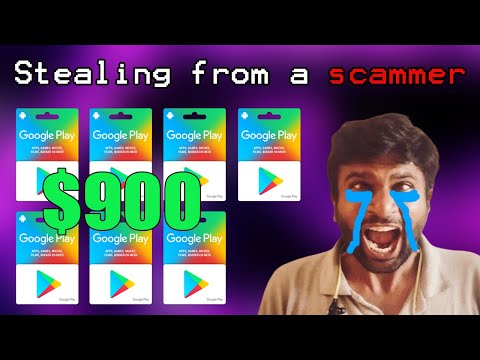 STEALING $900 FROM A SCAMMER!