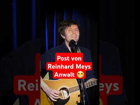 Wenn Reinhard Meys Anwalt schreibt... 😬