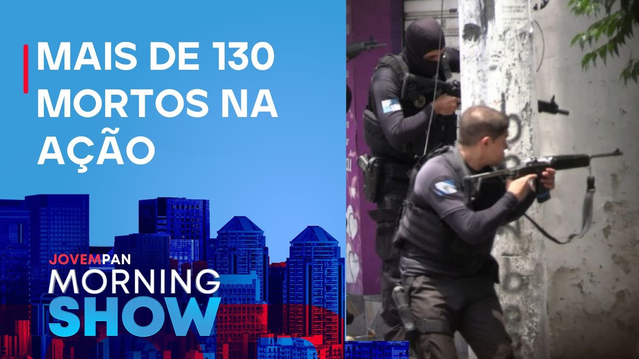 OPERAÇÃO CONTRA o CV: Dezenas de corpos são COLOCADOS em praça pública no RJ