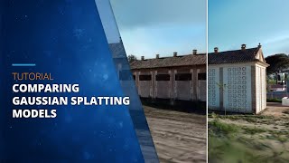 3DVista VT PRO: Compare Gaussian Splatting Models with Split-Screen & Timeline